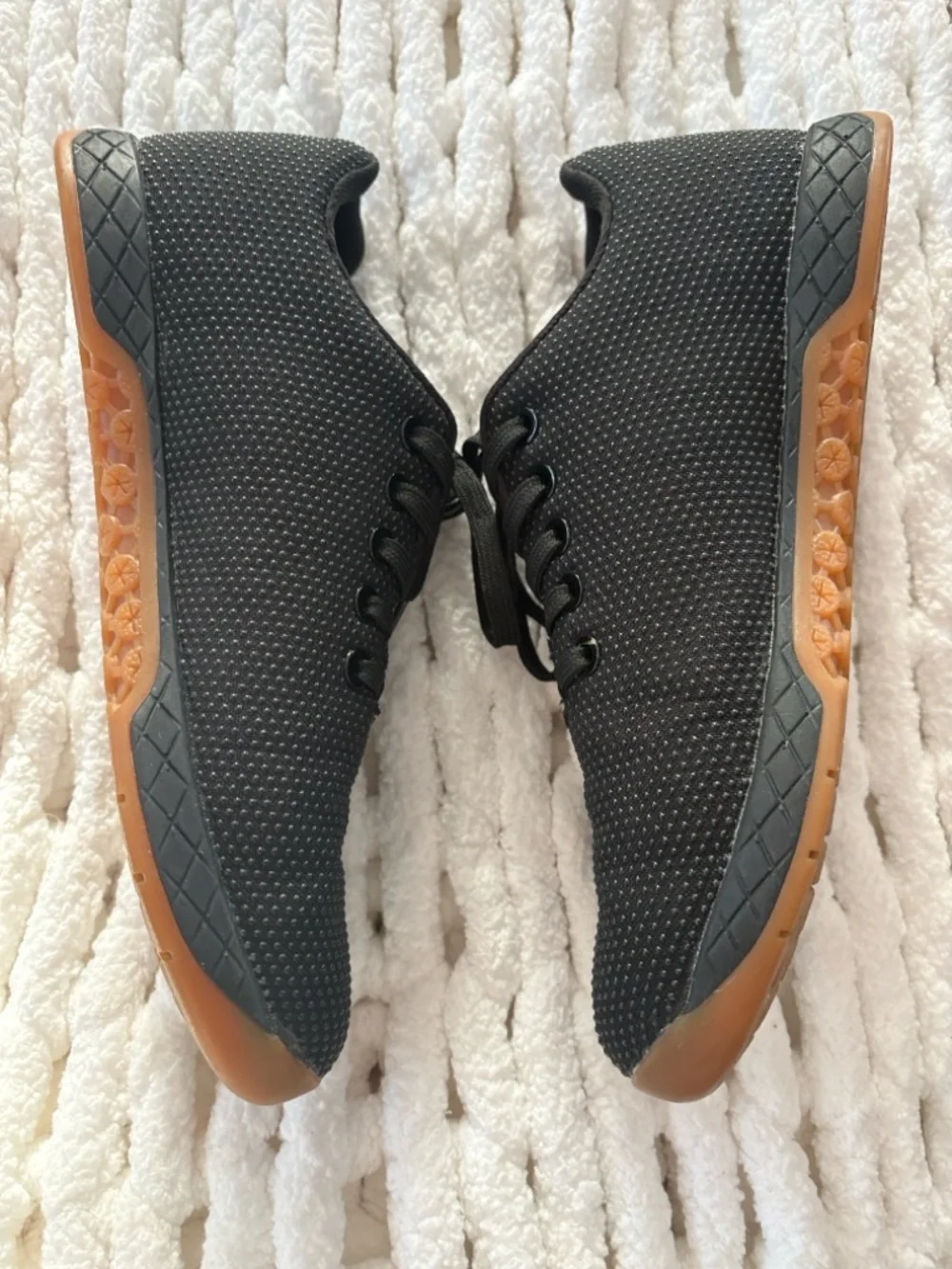 NOBULL Women's Black Knit Training Sneakers - Picture 4 of 5